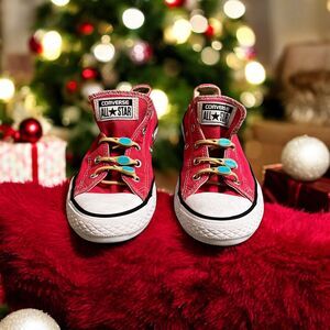 Converse Girl's Pink All Star Sneakers  Size 2